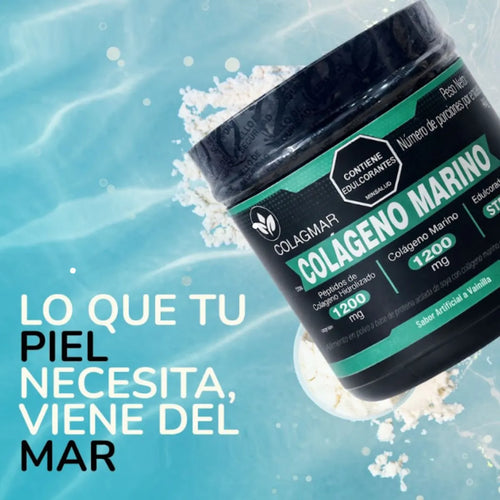 Colágeno marino y Colágeno hidrolizado en Polvo - Piel, Articulaciones y Energía diaria